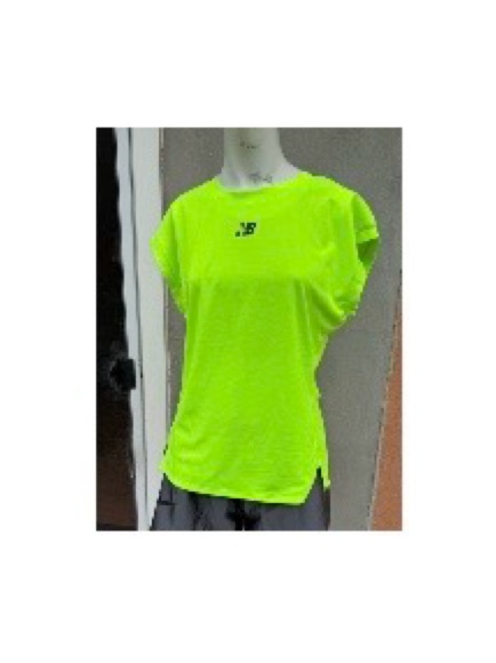 New Balance Women’s High-Visibility Neon Green Short Sleeve Tee